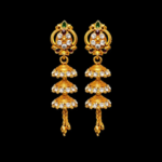 Royal Kundan Cascade Earrings