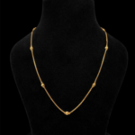 Elegant Beaded Gold Chain