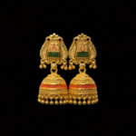 Rajwada Gold Temple Earrings