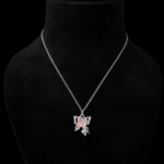Blush Butterfly Charm Necklace
