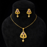 Ruby Royale Pendant Set