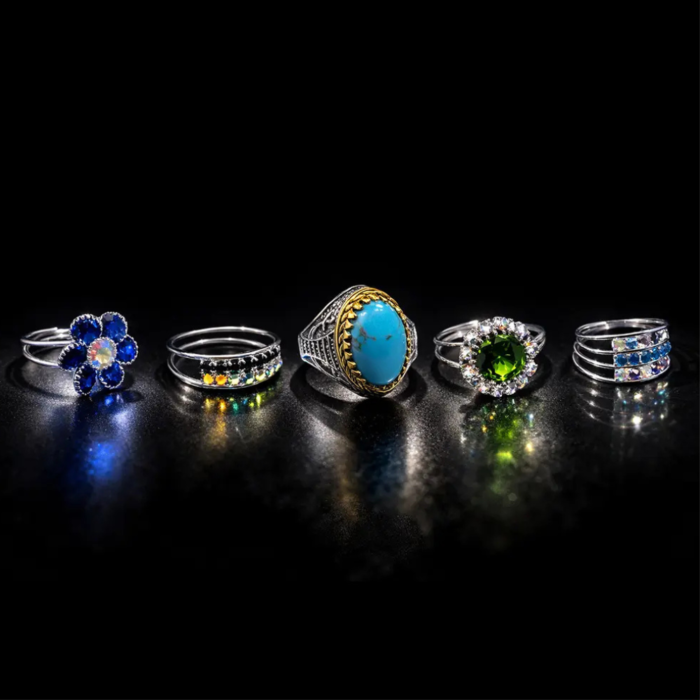 Ocean Collection Rings Ocean Spark Ring Collection – silluka.com